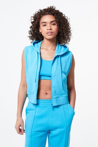 Mouwloze Sweater Lichtblauw