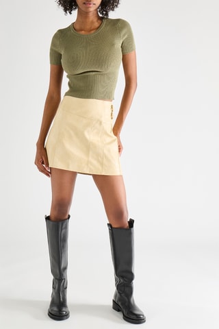 Rechte Rok - Lichtbeige