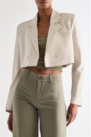 Korte Blazer - Beige