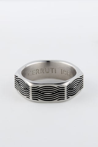 Anillo Comb - Plateado - Talla 64