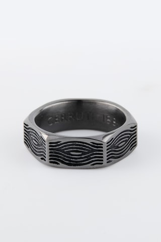 Anillo Comb - Chapado en ion negro