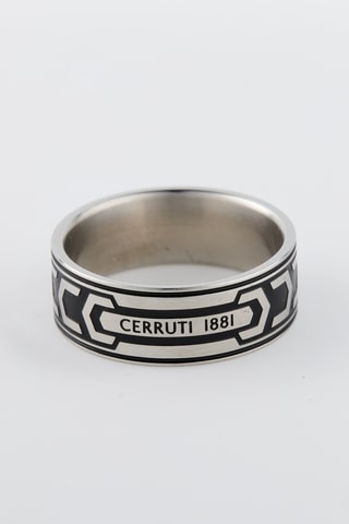 Anillo Bold - Chapado en ion negro - Talla 64