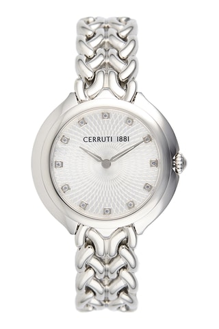 Reloj de cuarzo de acero Maira - Plateado