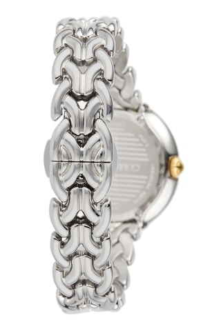 Reloj de cuarzo de acero Maira - Plateado