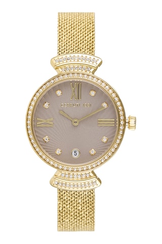 Reloj de cuarzo de acero Cerrisi - Plateado