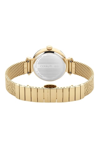 Reloj de cuarzo de acero Cerrisi - Dorado