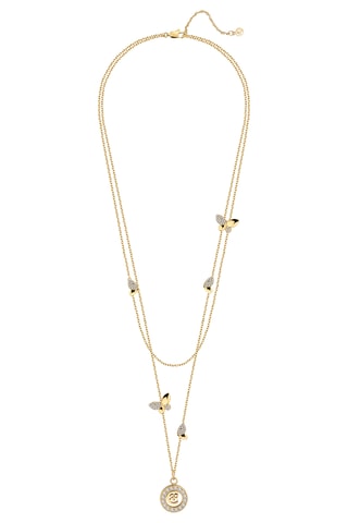 Collar Butterfly - Chapado en oro amarillo