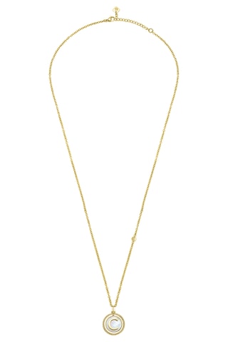 Collar Circulo - Chapado en oro amarillo