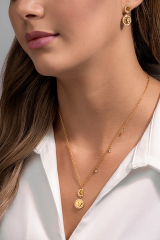 Collar Angela - Chapado en oro amarillo