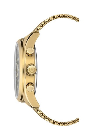 Reloj de cuarzo de acero Razzuolo - Cronógrafo - Dorado y negro