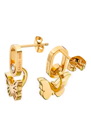 Pendientes CRR Butterfly - Chapado en oro amarillo y nácar