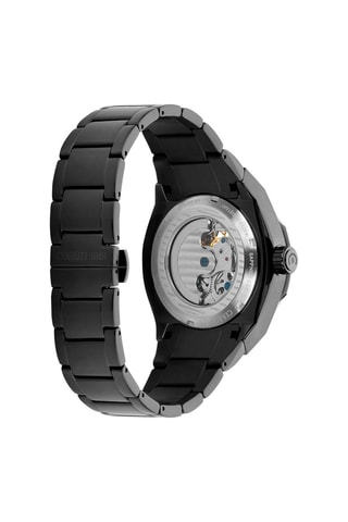 Reloj automático de acero Lucardo - Negro