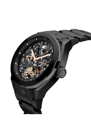 Reloj automático de acero Lucardo - Negro