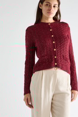 Gilet - Bordeaux chiné