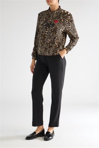 Pantalon taille haute - Noir