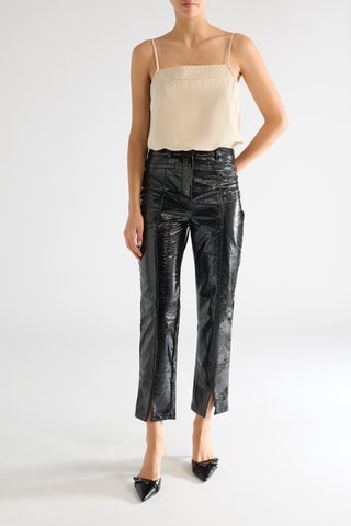 Pantalon taille haute - Noir
