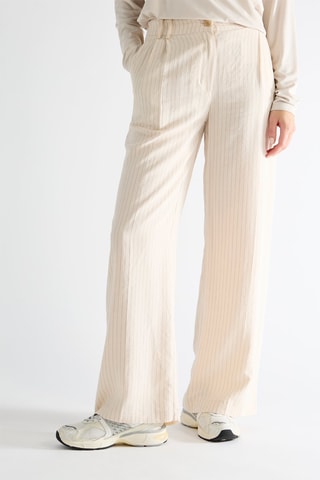 Pantalon taille haute - Beige