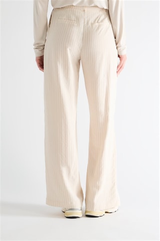 Pantalon taille haute - Beige
