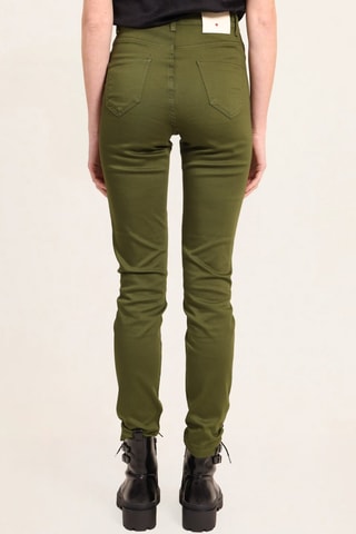 Pantalon taille haute - Khaki