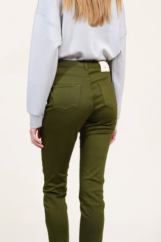 Pantalon taille haute - Khaki