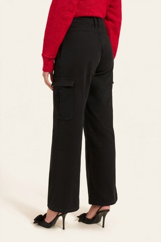 Pantalon taille haute - Noir