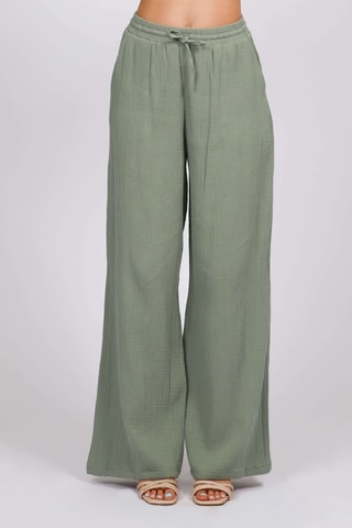 Pantalon taille haute - Kaki