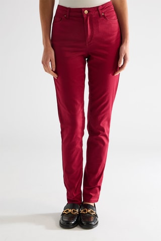 Jean taille haute - Rouge