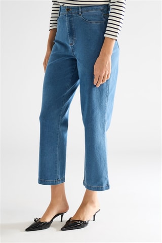 Jean taille haute - Bleu