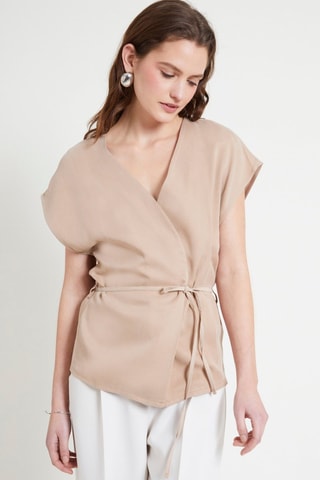 Top portefeuille - Marron clair