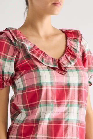 Top - Rouge et blanc