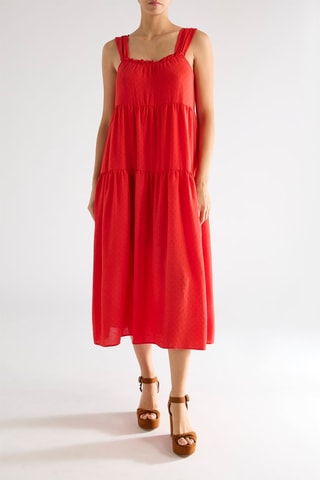 Robe longue - Rouge