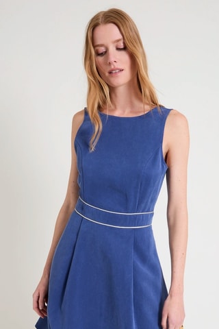 Robe patineuse - Bleu marine