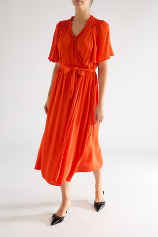 Robe portefeuille - Rouge