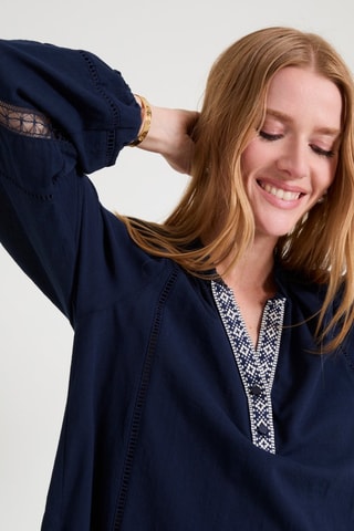 Robe droite - Bleu marine