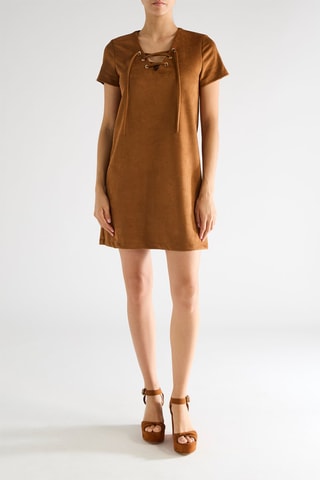 Robe droite - Camel