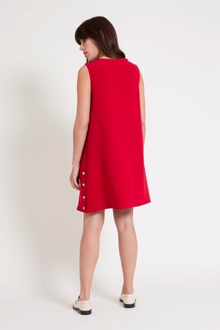 Robe trapèze - Rouge