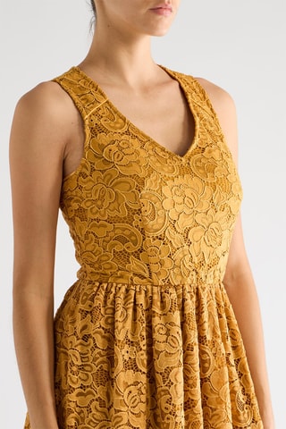 Robe patineuse - Moutarde