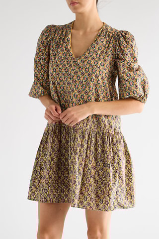 Robe taille basse - Marron clair