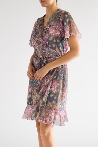 Robe portefeuille - Rose poudré