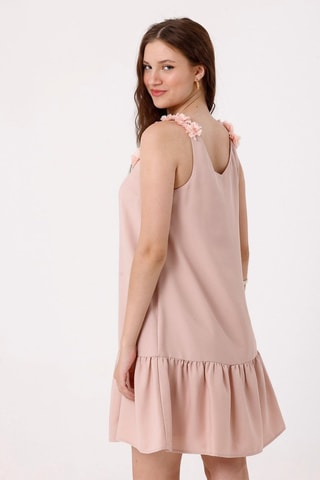 Robe taille basse - Nude