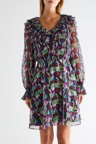 Robe - Blanc et violet