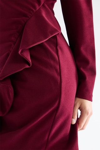 Robe droite - Bordeaux