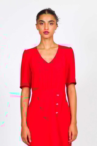 Robe droite - Rouge 