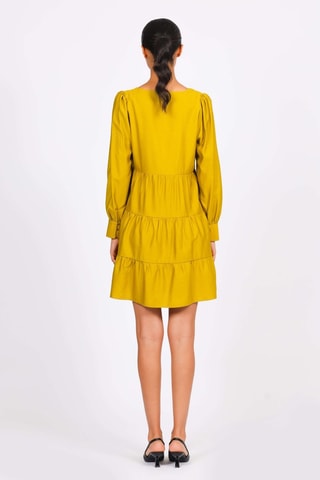 Robe trapèze - Jaune