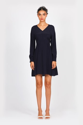 Robe patineuse - Bleu marine