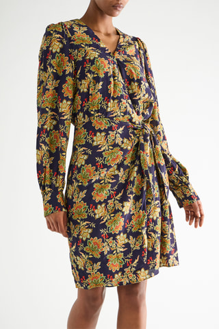 Robe portefeuille - Bleu marine