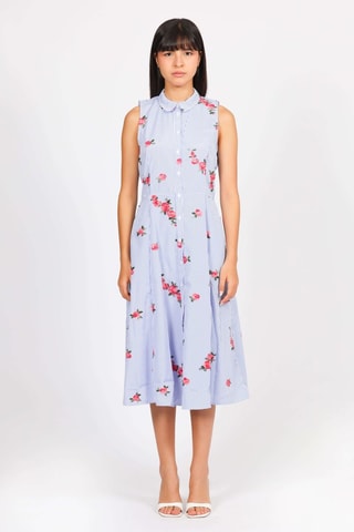 Robe chemise - Ciel et rose