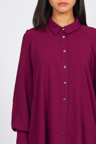 Robe chemise - Mauve