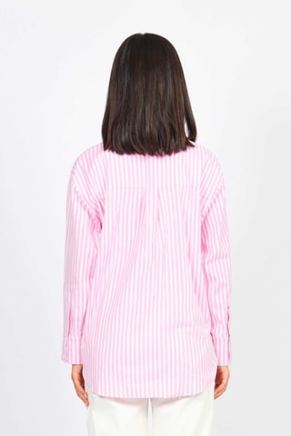 Chemisier - Rose et blanc