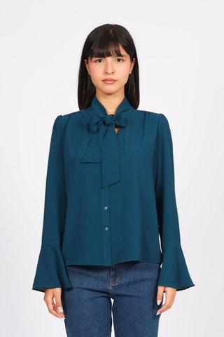Chemisier - Bleu pétrole